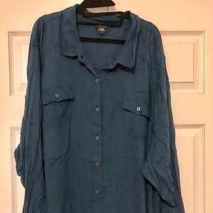 Long sleeved collared blouse